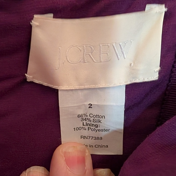 JCrew Strapless Dress, Sz 2 - Picture 2 of 6